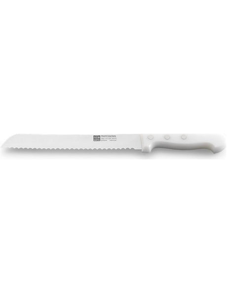 BREAD KNIFE WHITE HANDLE - PROFESSIONAL