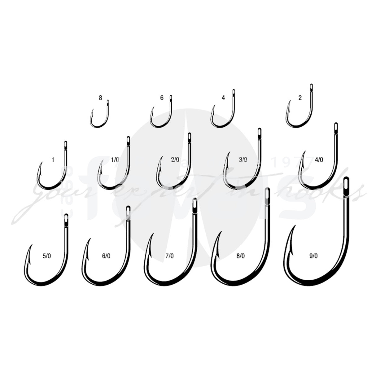 9260 BLACK NICKEL HOOK