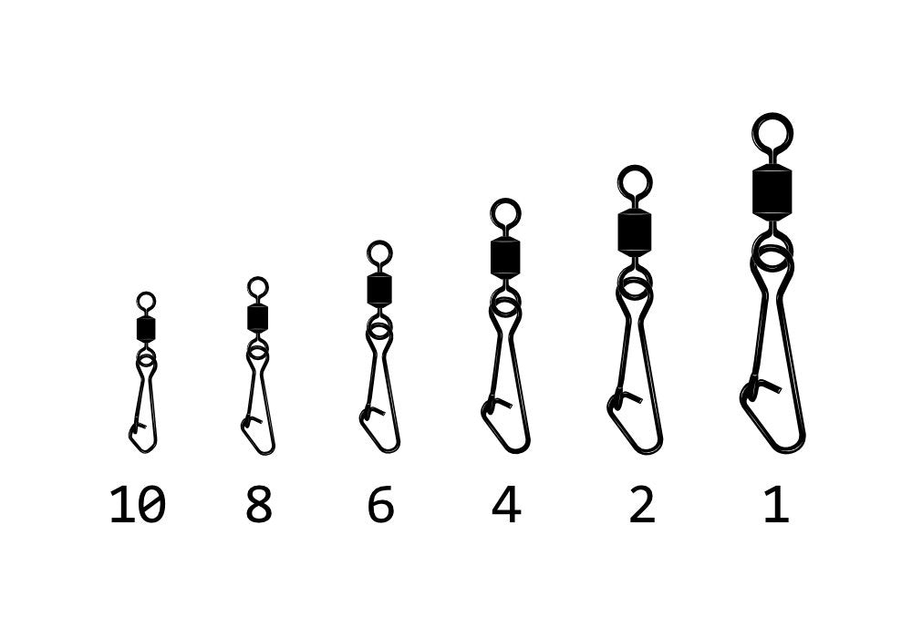 CURVED SNAP WITH SWIVEL 3520 BN