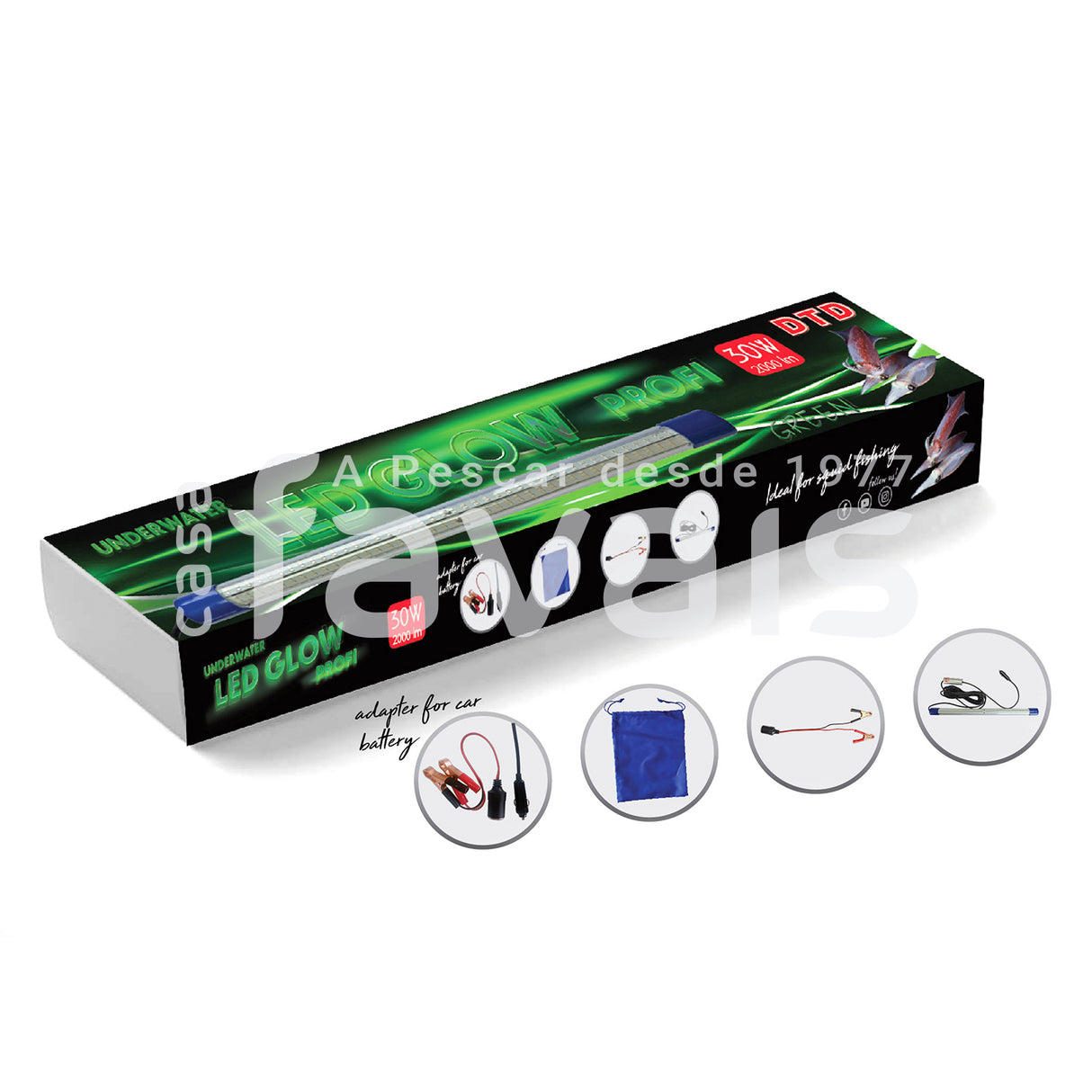 LANTERNA LED GLOW PROFI GREEN