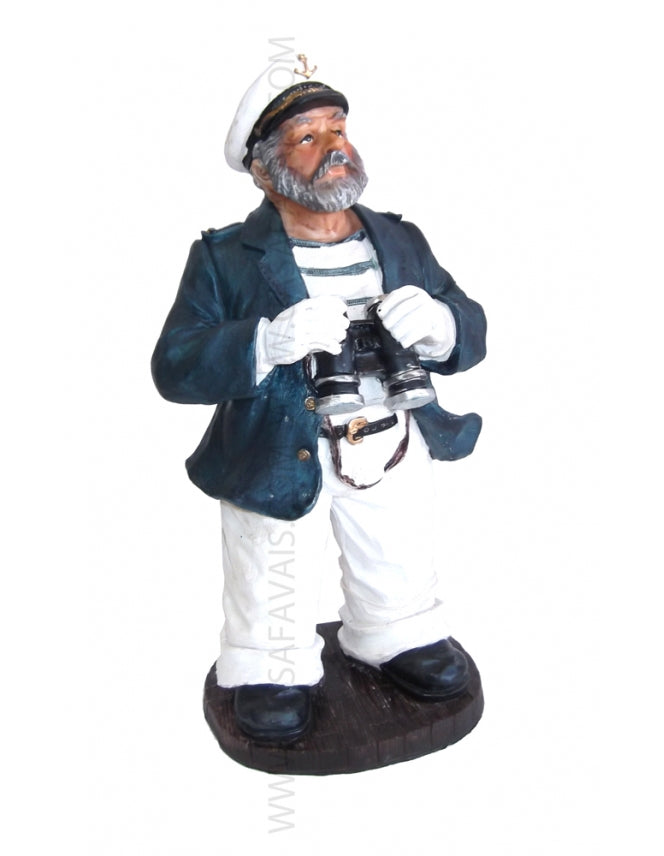 SAILOR WITH BINOCULARS FIGURINE