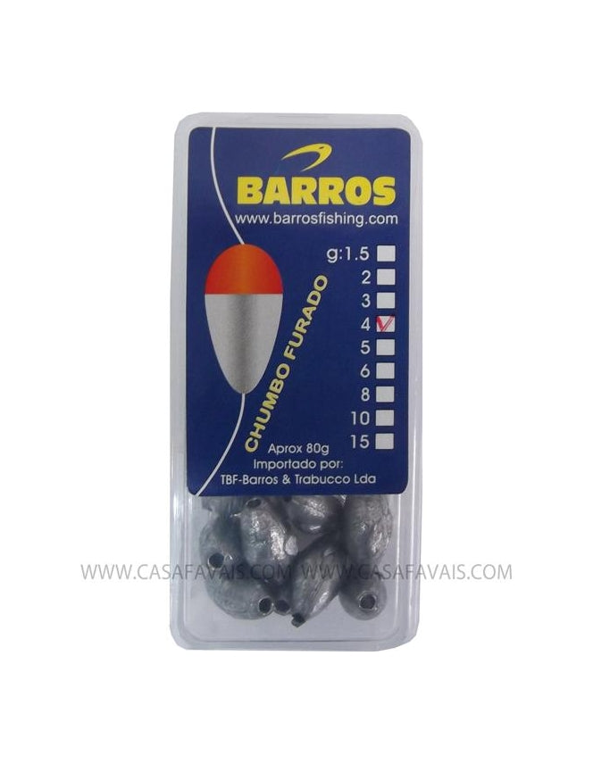 PLOMO AGUJERO OVALADO