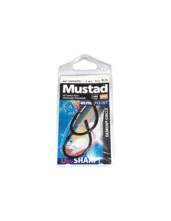 MUSTAD 39950 BL Nº8/0 HOOK CART.2