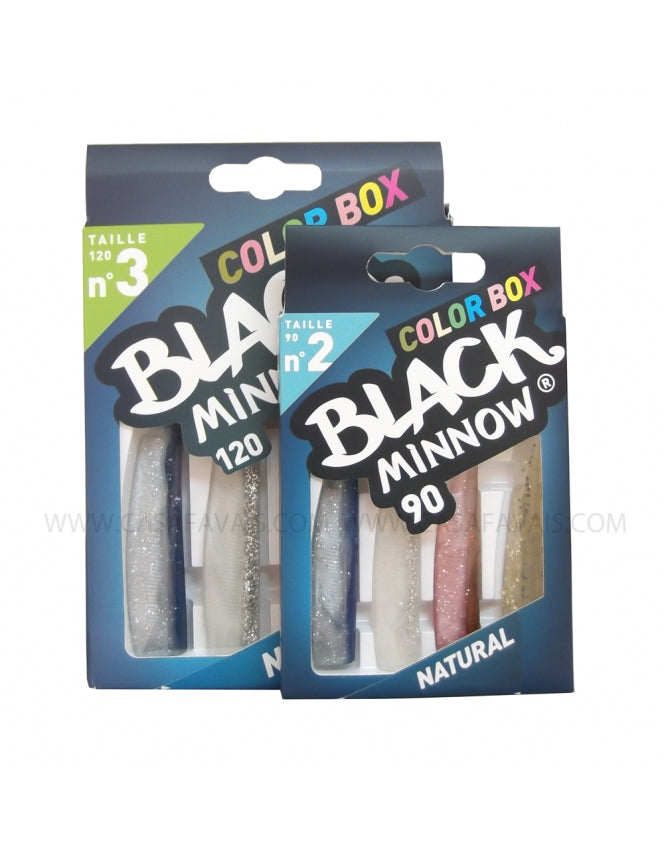 BLACK MINNOW NATURAL COLOR BOX