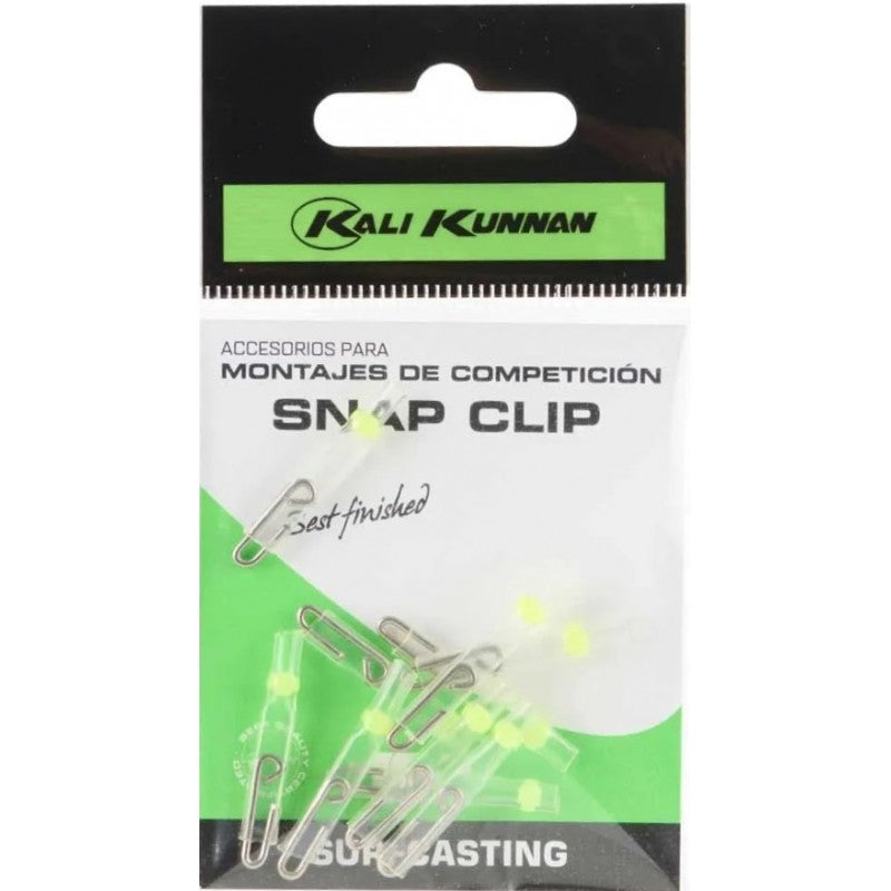 KALI KUNNAN SNAP CLIP WITH TRANSPARENT SLEEVE AND BEAD