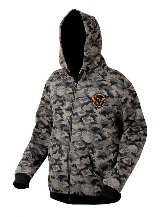 CHAQUETA CON CAPUCHA Y CREMALLERA SAVAGE NEGRA