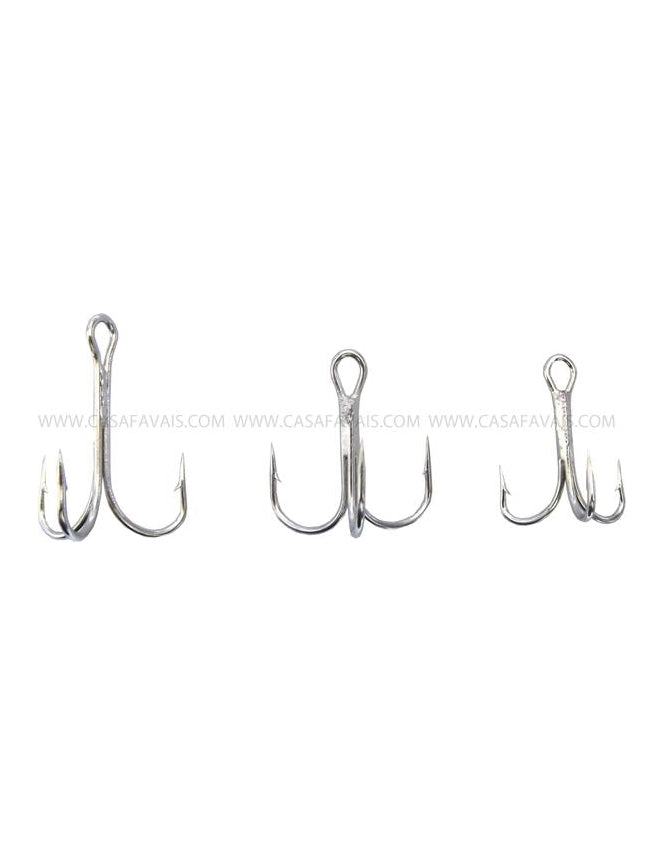 NICKEL-PLATED TREBLE HOOKS