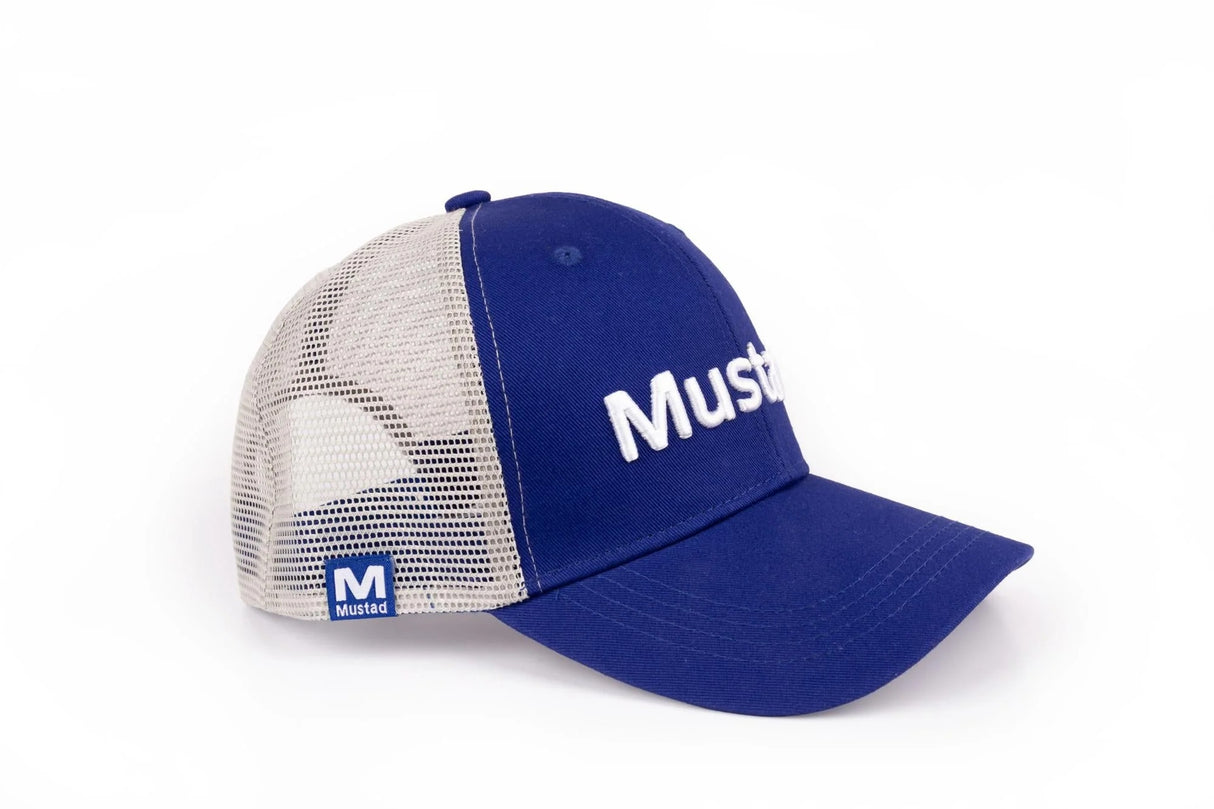 HAT MUSTAD TRUCKER BLUE