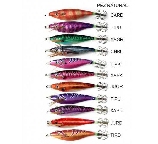 SEÑUELO JIBIONERA KILLER PEZ NATURAL S