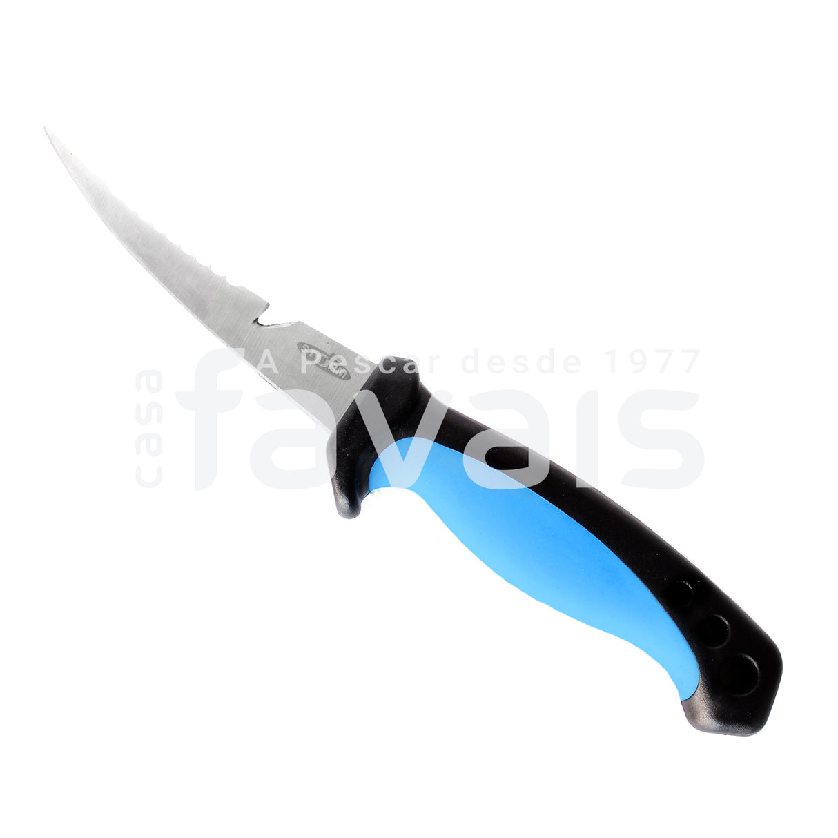 CUCHILLO STORM 24CM MANGO AZUL/NEGRO Nº74