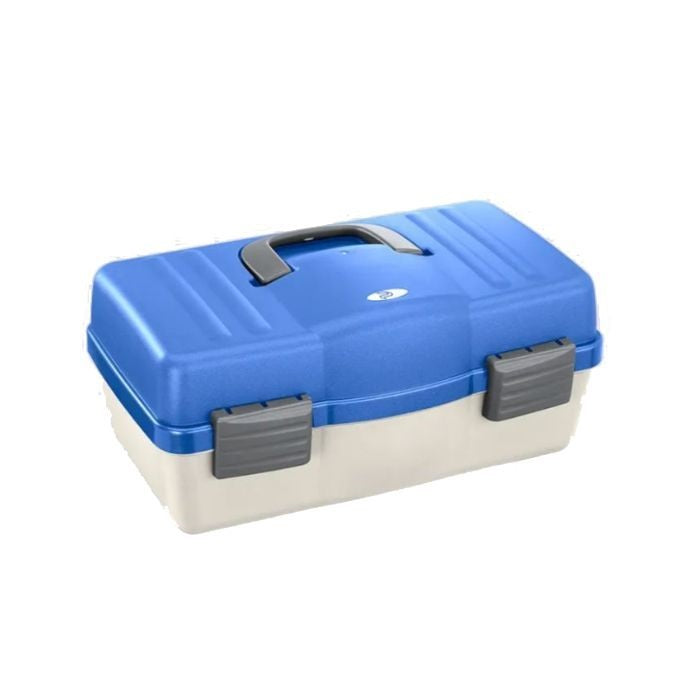 CAIXA DE ACESSORIOS PARA PESCA BRANCA/AZUL 136