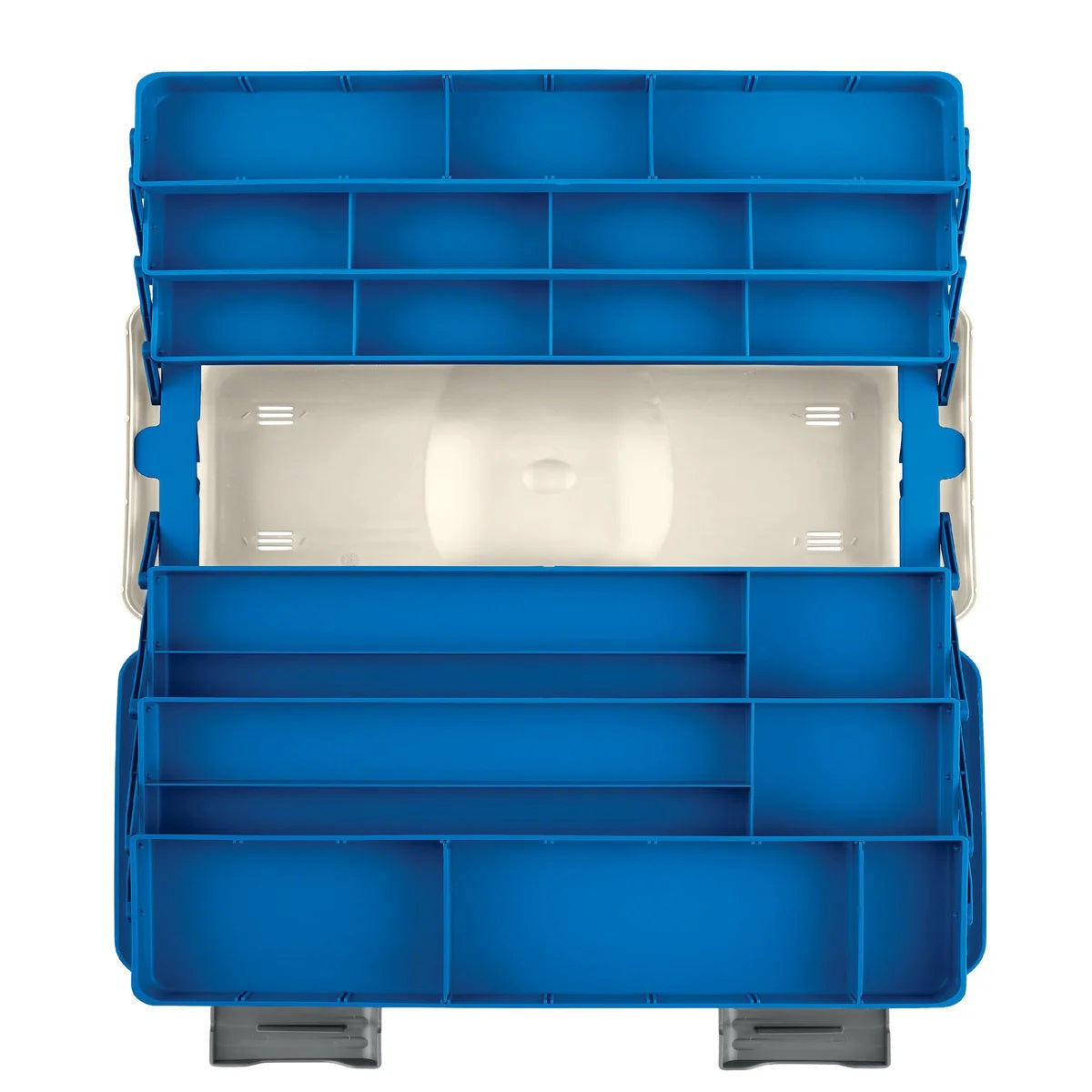 CAIXA DE ACESSORIOS PARA PESCA BRANCA/AZUL 138