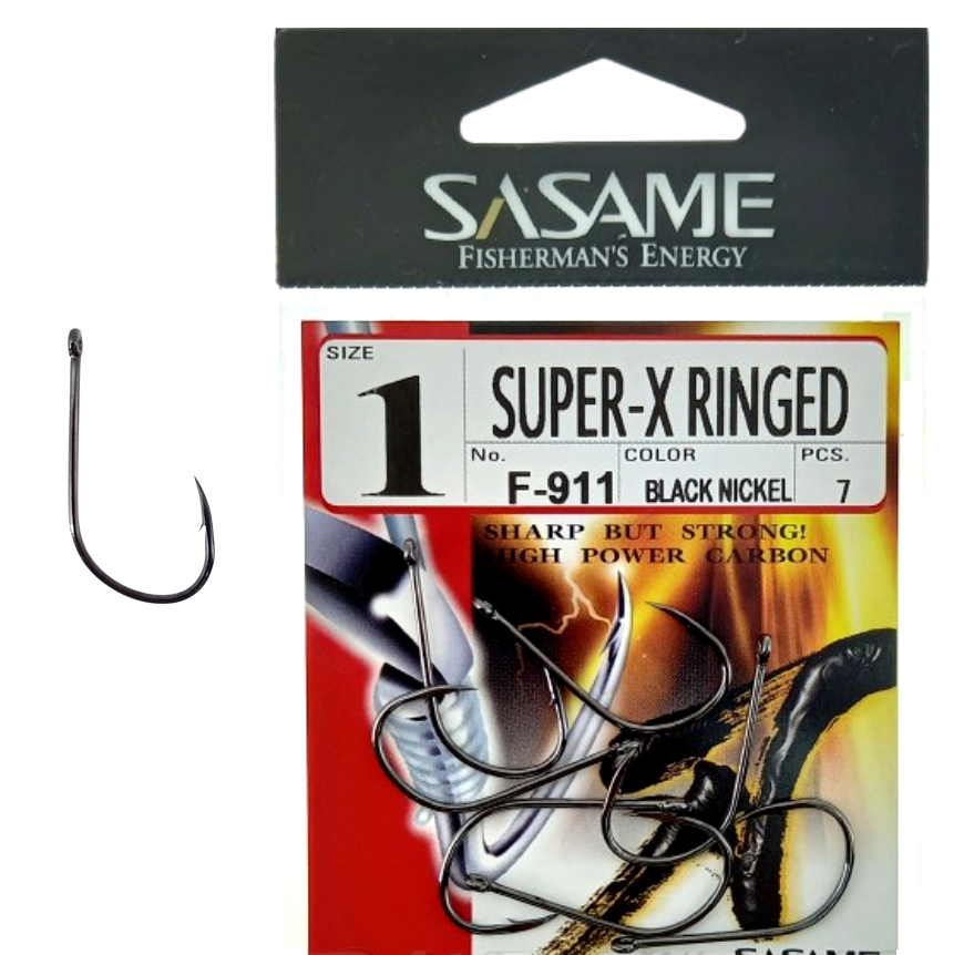 HOOKS SASAME SUPER X RINGED F-911
