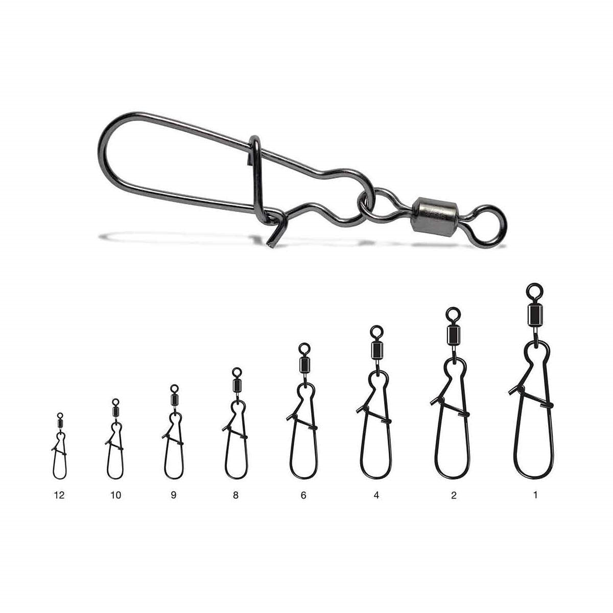 SWIVELS ROLLING WITH PIN 3526 BK