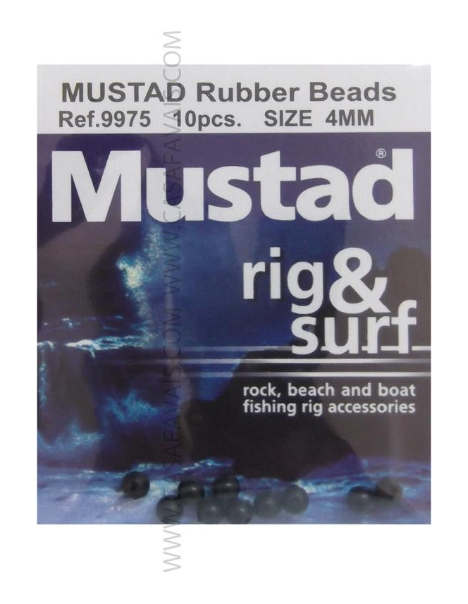 PERLAS DE GOMA MUSTAD 4MM 9975
