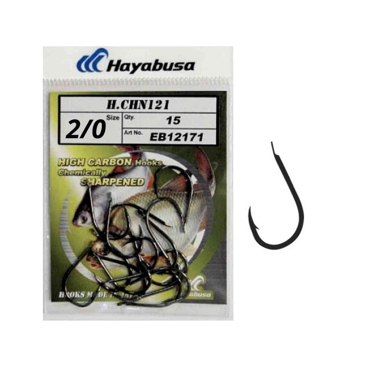 ANZUELOS CHN121 NEGRO HAYABUSA