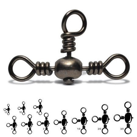 TRIPLE BARREL SWIVEL 3543 BK