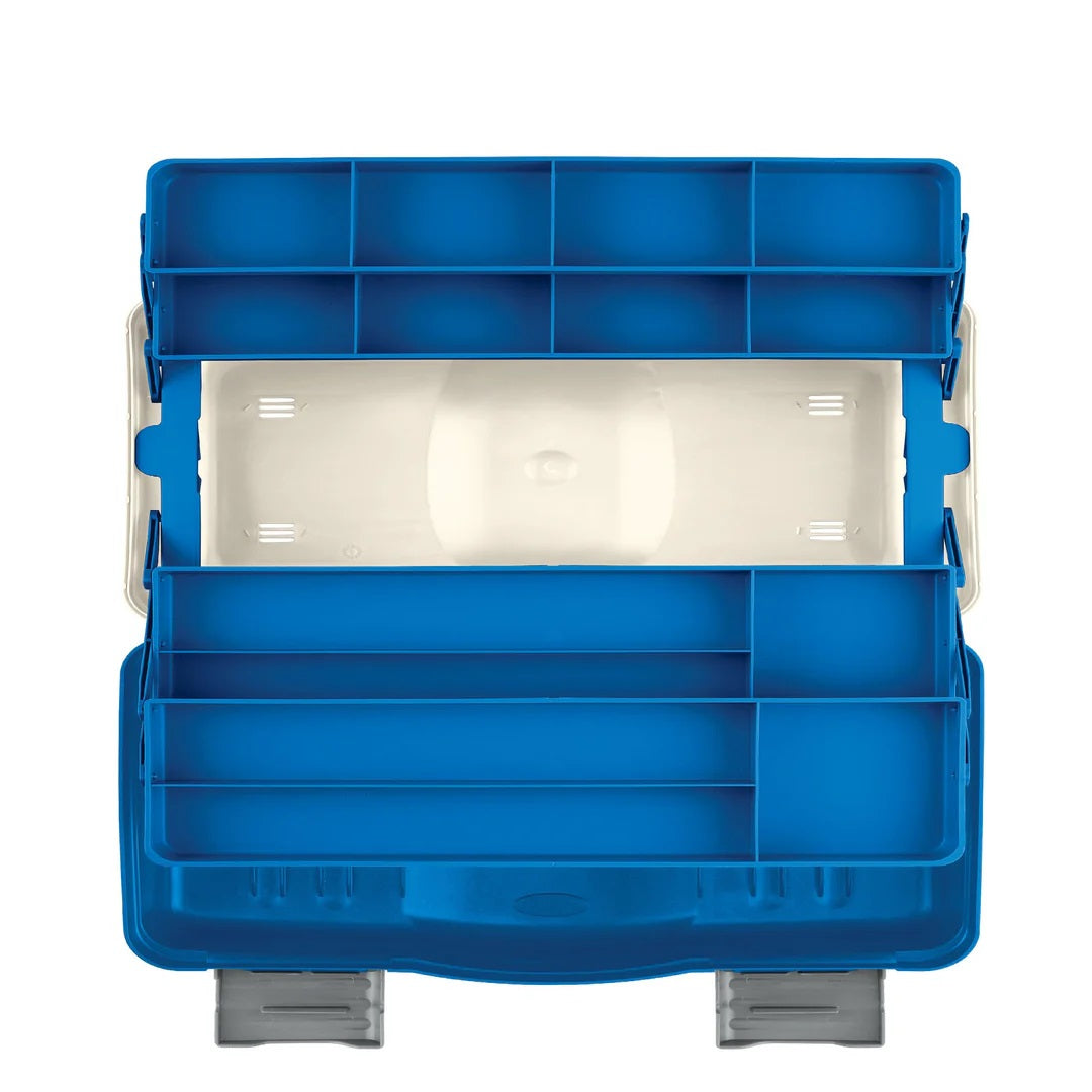 CAIXA DE ACESSORIOS PARA PESCA BRANCA/AZUL 136