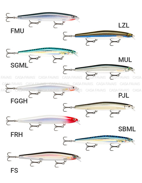 SEÑUELO MAXRAP LONG RANGE MINNOW 12