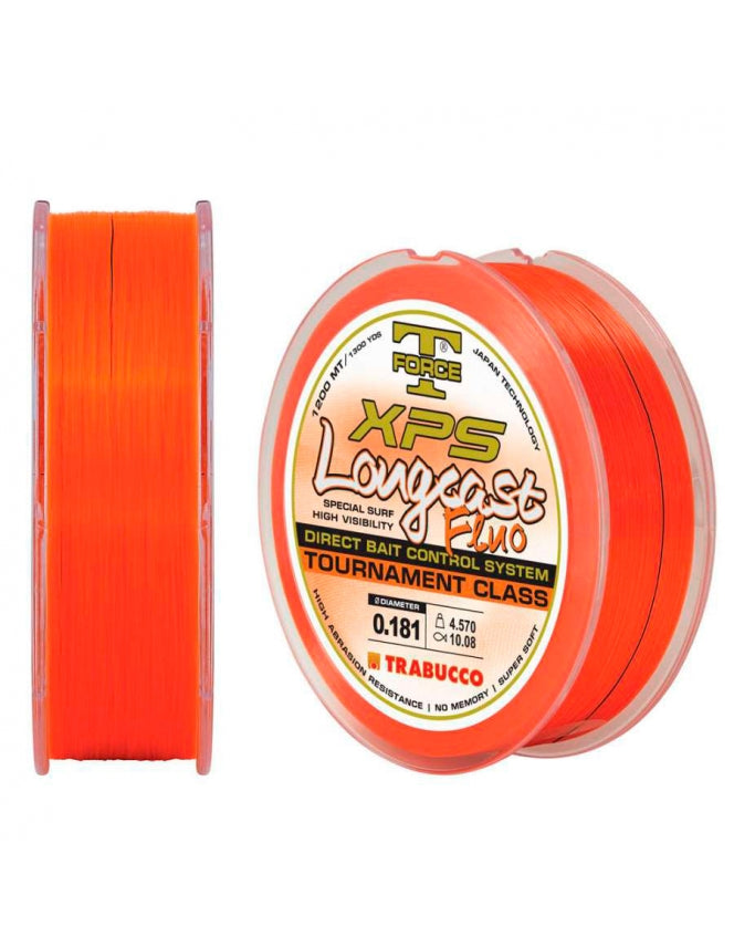 FILO DA PESCA XPS LONG CAST FLUO 0,25 Mm - Rotolo Da 1200 Metri, Fluorescente