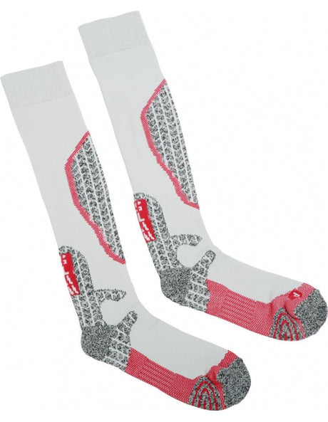 CALCETINES SIN COSTURAS - GRIGIO PERLA / ROSSO