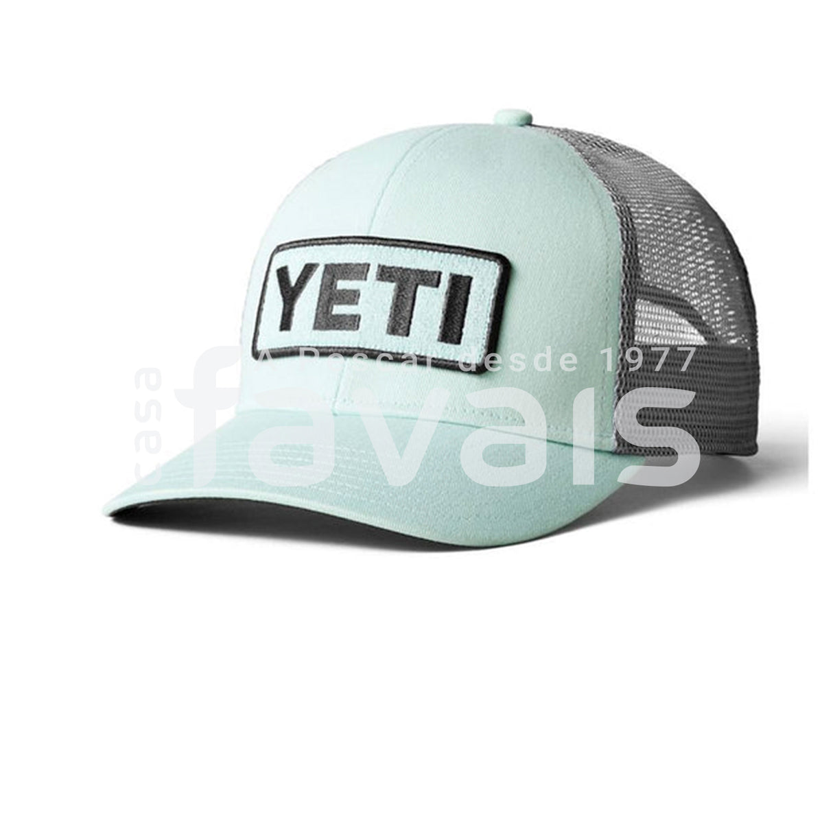 CHAPÉU YETI LOGO BADGE TRUCKER ICE MINT