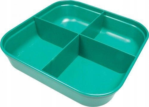 CAJA CUADRADA PARA CEBO 4 COMPARTIMENTOS