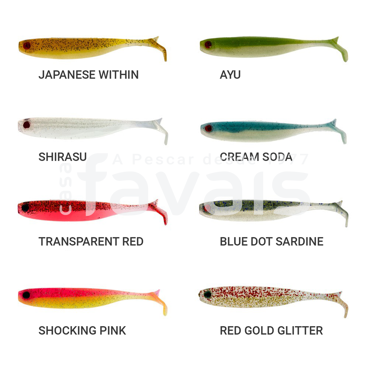 AMOSTRAS MEZASHI Z-TAIL MINNOW