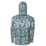 SUDADERA CON CAPUCHA SOLSTRALE DARK SLATE CAMO