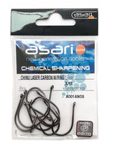 HOOKS ASARI CHINU LASER CARBON WITH ARGOLA
