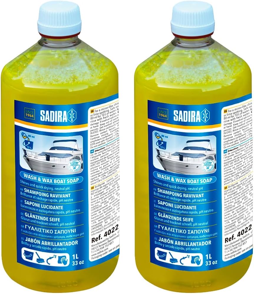 SABÃO DE LIMPEZA WASH & WAX BOAT 1L
