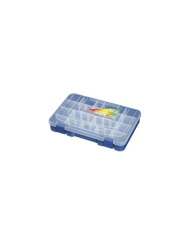 CAIXA CONFIGURÁVEL TRANSPARENTE/AZUL 195