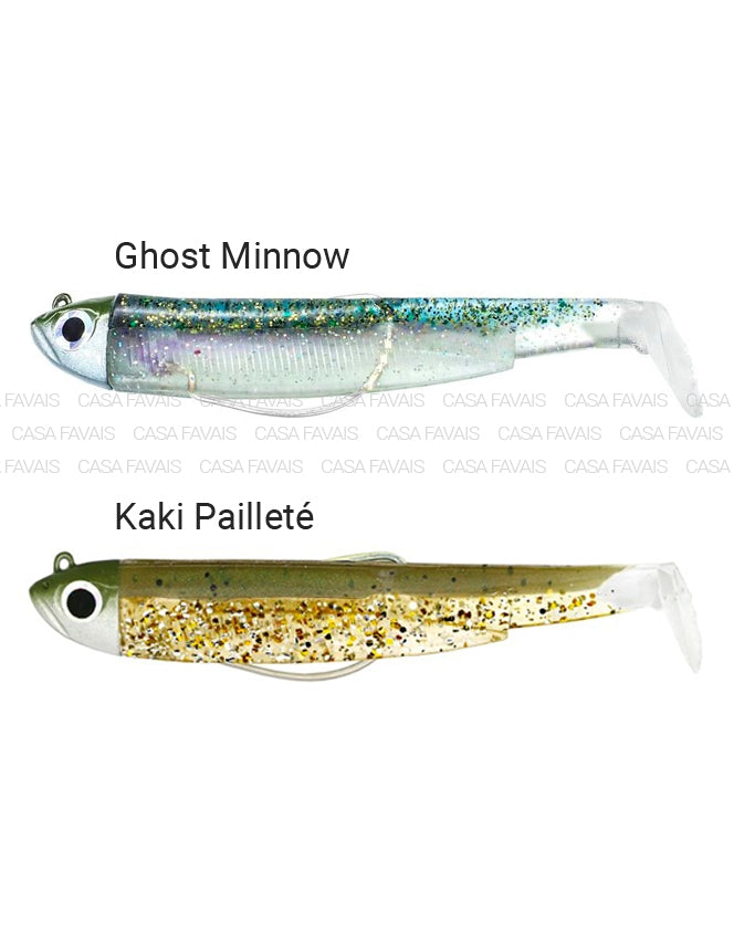 DOUBLE COMBO BLACK MINNOW 120 12GR KAKI P/GHOST M