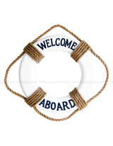 BOIA DE DECORAÇÃO "WELCOME ABOARD"