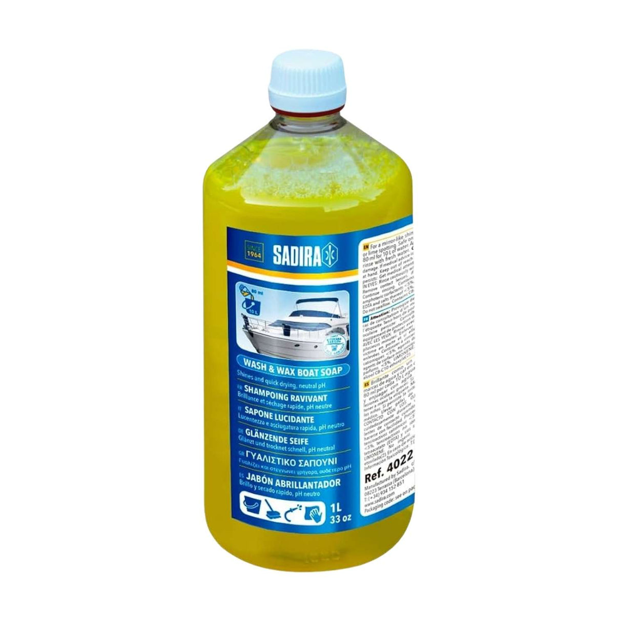 SABÃO DE LIMPEZA WASH & WAX BOAT 1L