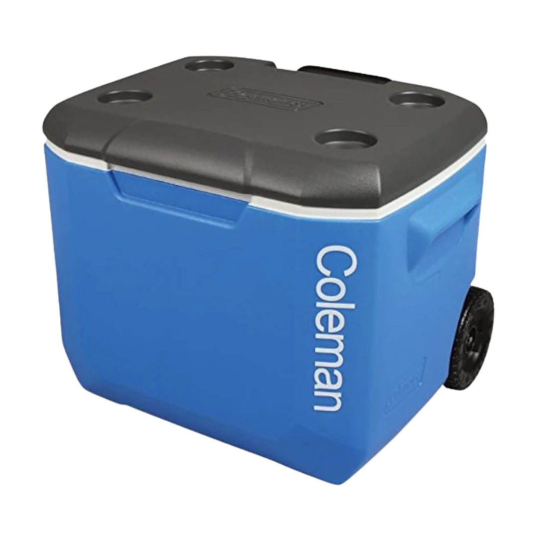 CAJA TÉRMICA PERFORMANCE CON RUEDAS AZUL 56L