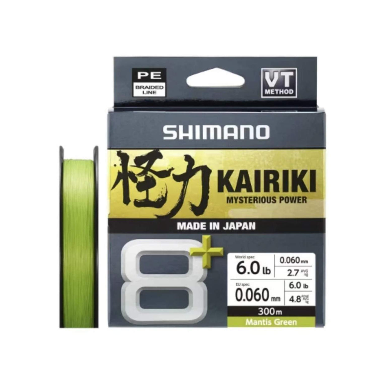 KAIRIKI 8+ LINE 300MT MANTIS GREEN