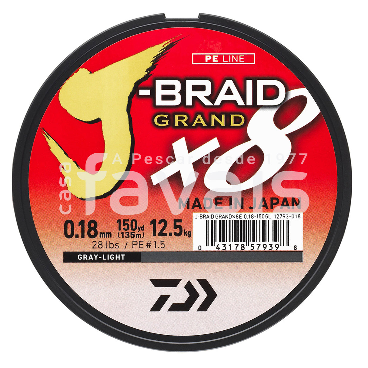 FIO JBRAID GRAND 8B GREY