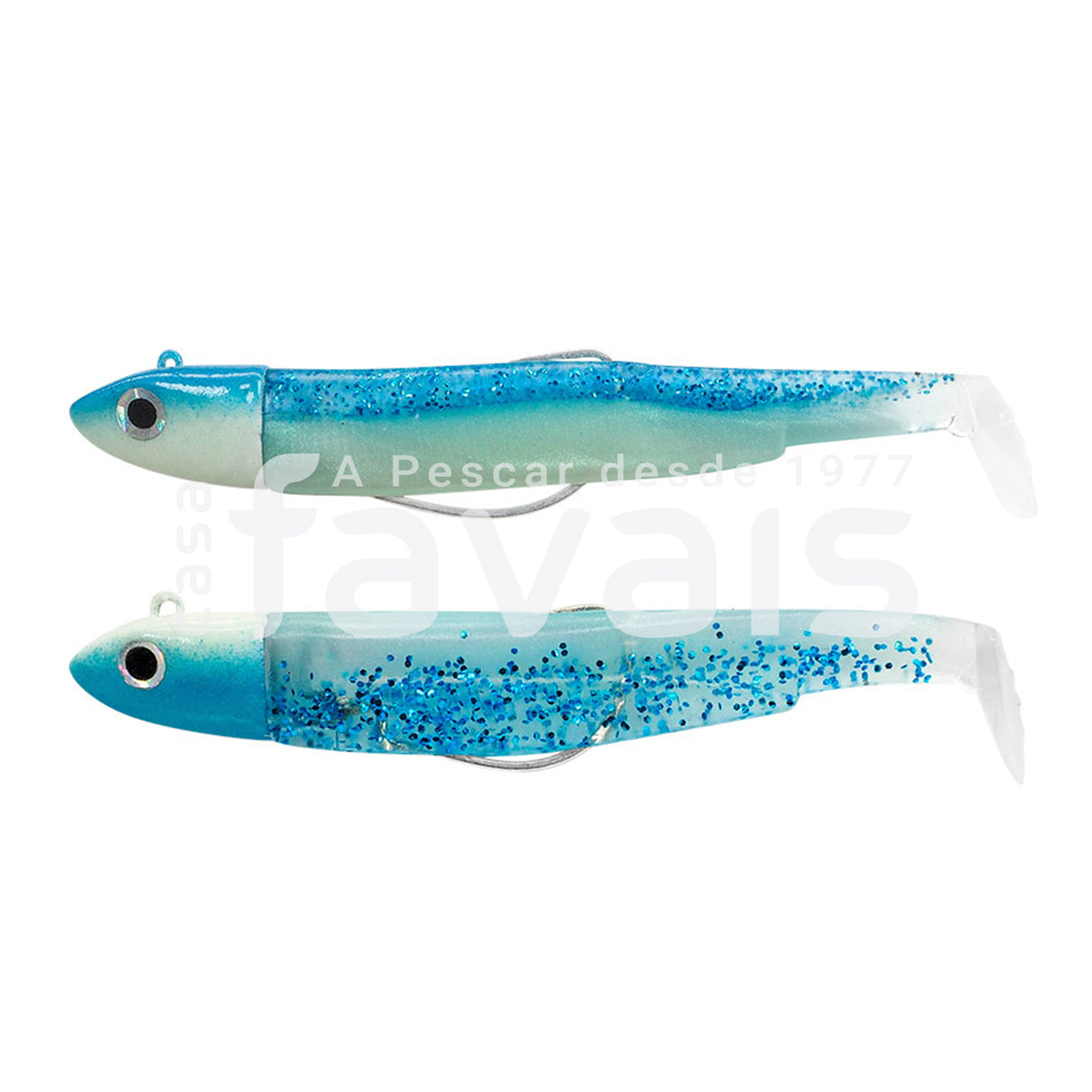 DOUBLE COMBO BLACK MINNOW 120 25GR BLEU/GL SH BLUE