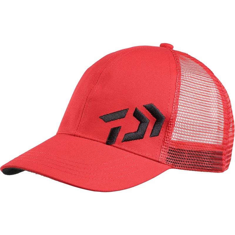 RED DAIWA HAT WITH NETTING