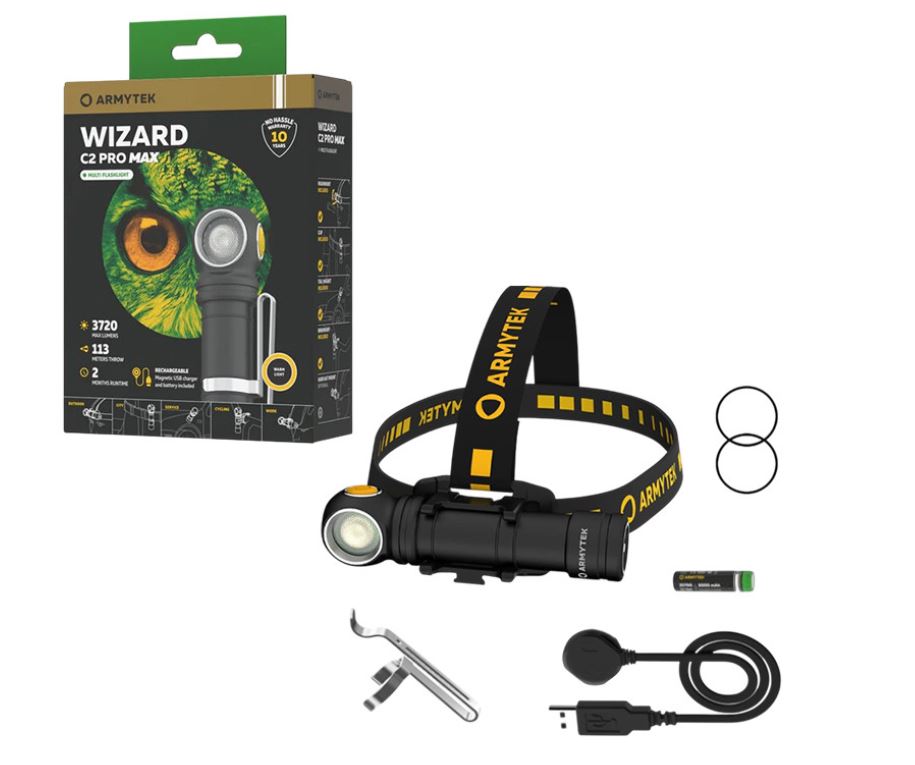 LANTERNA WIZARD C2 PRO MAX WHITE