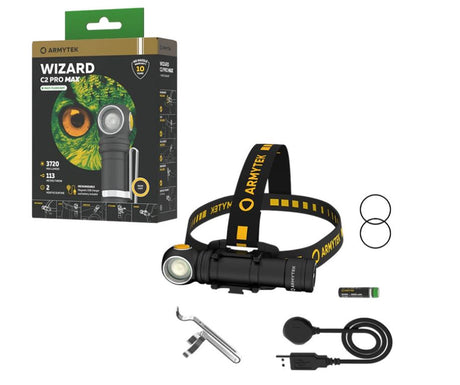 LANTERNA WIZARD C2 PRO MAX WHITE