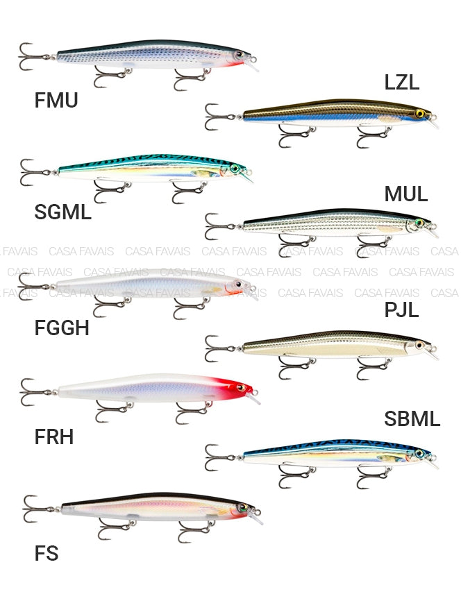 MAXRAP LONG RANGE MINNOW 12 SAMPLE