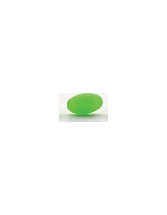 FLUORESCENT GREEN OVAL PEARLS