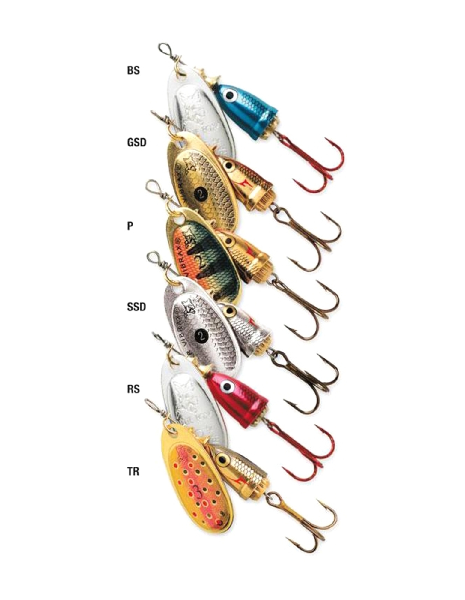 BLUE FOX SUPER VIBRAX SHAD-IN BULK-ANCORETTA BRONZED-made in Finland -  pescando per un affare